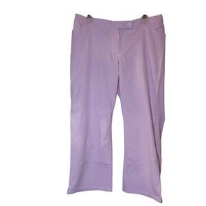 Liz Lange‎ Maternity Women's Pants Sz 12 Pink White Stretch Striped